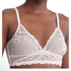 Calvin Klein Lace Bralette in Cream NWOT